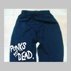 Punks not Dead teplákové kraťasy s tlačeným logom